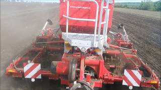 Sowing lucerne with New Holland T7260 Pottinger Servo 45S Pottinger Terrasem C4 Artis [upl. by Annoya]