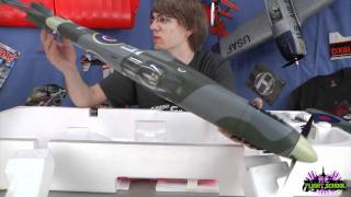 Parkzone Spitfire RTF RC Airplane Unboxing amp First Review [upl. by Aziza942]