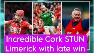 Cork INCREDIBLE LATE Win 😱 Limerick Beaten 😳 Cork 328 Cork 326  Match Reaction [upl. by Stent7]