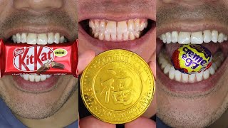 The Most Satisfying Chocolate and Candy ASMR Compilation 🙄 [upl. by Sandra]