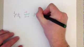 Drawing a Cyclohexane Chair [upl. by Ecyaj]