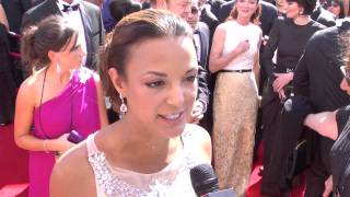 Eva LaRue CSI Miami 2011 Primetime Emmys Red Carpet [upl. by Pantia]