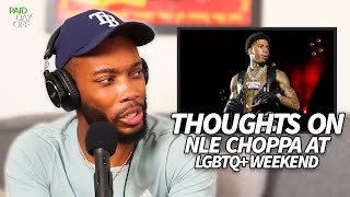 Reaction to NLE Choppa’s LGBTQ Performance [upl. by Ennasus]