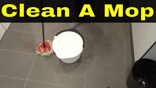 How To Clean A Mop Head NaturallyFull Tutorial [upl. by Airdnahc]