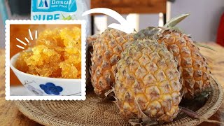 How to make pineapple jam  Homemade Pineapple Jam [upl. by Josler79]