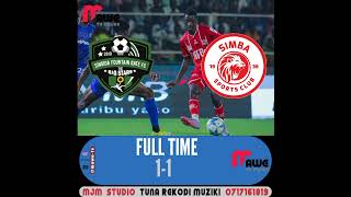 Full Time 10Singida vs Simba Mapinduzi cup  highlights scores  Mawe tv [upl. by Nytram]