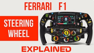 Ferrari F1 Steering Wheel amp Dash EXPLAINED [upl. by Willem]