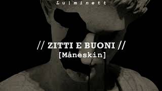 Måneskin  ZITTI E BUONI  Sub Español testo lyrics [upl. by Akemahc]