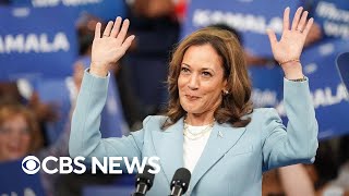 Kamala Harris raising Democratic enthusiasm to vote CBS News poll finds [upl. by Ilojna650]