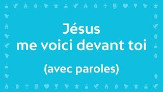 JeanClaude Gianadda  Jésus me voici devant toi  Chant chrétien avec paroles pour CarêmePâques [upl. by Yllet]