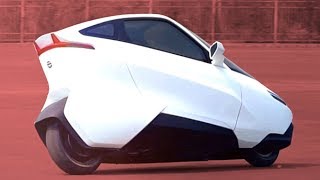 Self Balancing Motorcycle of the Future is more like a car [upl. by Furiya]