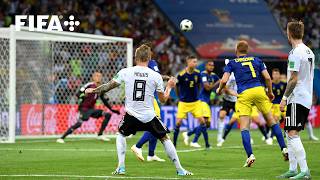 Toni Krooss Game Winning Freekick v Sweden  2018 FIFA World Cup [upl. by Kashden]