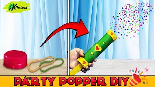 Party Popper DIY 🎉🥳 easydiy partypopper partycelebration partyideas celebrationmode HKArtland [upl. by Ttej]