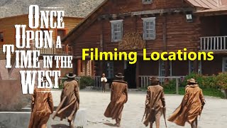 Once Upon a Time In the West  filming location video  Ennio Morricone Leone Fonda Bronson [upl. by Ekim587]