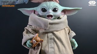 Hot Toys Baby Yoda LifeSize Figure  Grogu  The Child LMS013 Unbox [upl. by Ettenwad]