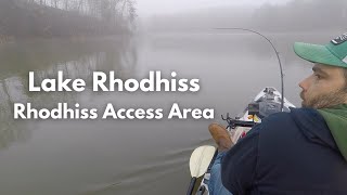 Lake Rhodhiss  Rhodhiss Access Area  Kayak Fishing for Bass  Rhodhiss NC [upl. by Einhpad]