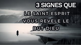 3 SIGNES QUE LE SAINT ESPRIT VOUS REVELE LE BUT DIEU [upl. by Esom]