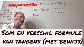 394 Som en verschil formule van tangens  met bewijs [upl. by Llenra318]