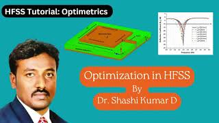 Optimization of antenna parameters bandwidth gain radiation pattern impedance matching HFSS [upl. by Anahpets]