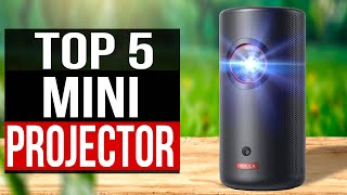 TOP 5 Best Mini Projectors 2022 [upl. by Nelyt595]