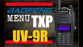 UV9R Menu TXP [upl. by Yednil]