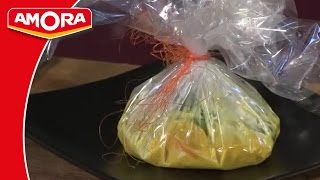 Recette de Papillottes de Cabillaud à la Moutarde  Amora [upl. by Fransis106]