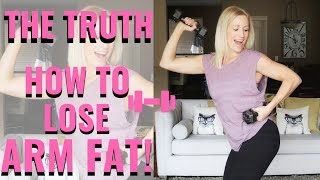 How To Lose Arm Fat  30 Minute Workout For Sculpted Arms Included [upl. by Corwun158]