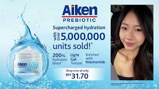 Avoid cakey makeup with AikenPrebiotic Gel Moisturiser [upl. by Idnahr62]