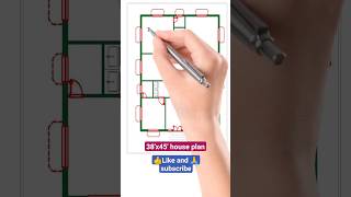 38x45 house Plan  1710 sqft  38 x 45 HOUSE DESIGN II 38 X 45 GHAR KA DESIGN II 38 X 45 HOUSE PLAN [upl. by Elroy88]