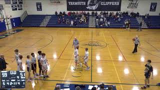 JV Yarmouth High School vs Medomak Valley Mens Varsity Basketball [upl. by Tann]