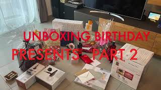 UNBOXING BIRTHDAY PRESENTS PART 2FRANZI HELMINGER [upl. by Anwahsak]