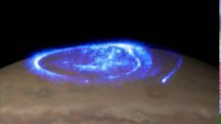 Hubble Tracks Bright Auroras on Jupiter [upl. by Yecak]