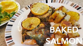 BAKED SALMON  Easy 30 Minute Recipe Full of Flavour  Cooking With Aman [upl. by Yanaj]