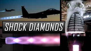 How does a Rocket Engine Nozzle Work Part 2  What are quotShock or MACH Diamondsquot [upl. by Bayless68]