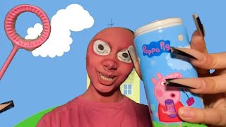 1 Minute ASMR There’s something in Your Eye Peppa Pig tingles 🥵🐷🫶🏻 [upl. by Ettenna]