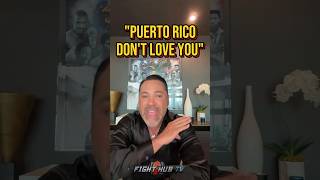 De La Hoya CLOWNS Edgar Berlanga  “NOT A REAL PUERTO RICAN” [upl. by Oirasec684]