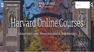 How to Apply for Harvard Free Online Courses [upl. by Maxentia346]