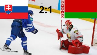 SLOVENSKO VS BIELORUSKO KVALIFIKÁCIA NA OLYMPIÁDU 2022 KVALIFIKOVALI SME SA NA OLYMPIÁDU [upl. by Acirrehs288]