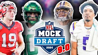 2024 NFL First Round Mock Draft For All 32 Picks 90 Post free agency [upl. by Shiverick858]