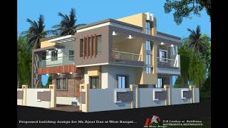 40x40 ft 2 STORY HOUSE PLAN WITH DIFFERENT 3D ELEVATIONS [upl. by Flss]