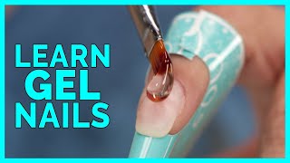 PolyGel Nails with Dual Forms  Nail Tutorial  For Beginners  How to  Gelish Polygel [upl. by Moscow]