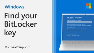 How to find your BitLocker recovery key  Microsoft [upl. by Ayahsey]