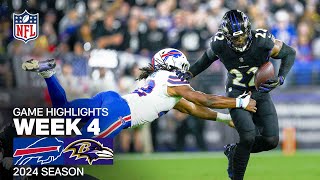 Buffalo Bills vs Baltimore Ravens  2024 Week 4 Game Highlights [upl. by Hecht]