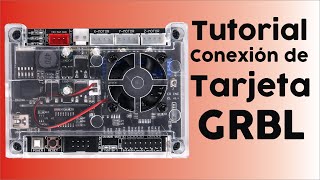 TUTORIAL CONEXION DE TARJETA GRBL A CNC3018 CONEXION DE LASER Y SPINDLE CANDLE DRIVER CH340 [upl. by Nwahsauq]