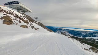 Skiing Palisades Tahoe Headwall [upl. by Gans]