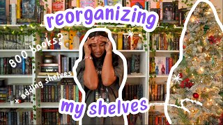 Organize My Bookshelves with Me [upl. by Kokaras]