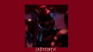 Labyrinth  FNAF 6 song  Slowed  Reverb [upl. by Einehpets912]