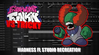 FNF Vs Tricky  Madness Instrumental  FL Studio Recreation [upl. by Ahsrav]