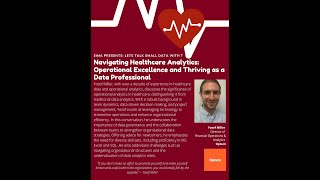 Navigating Healthcare Analytics Operational Excellence and Thriving as a Data Professional [upl. by Buyse]