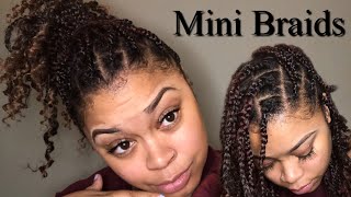 How to Braid Natural Hair Properly As A Protective Style  No Added Hair Needed [upl. by Chow736]